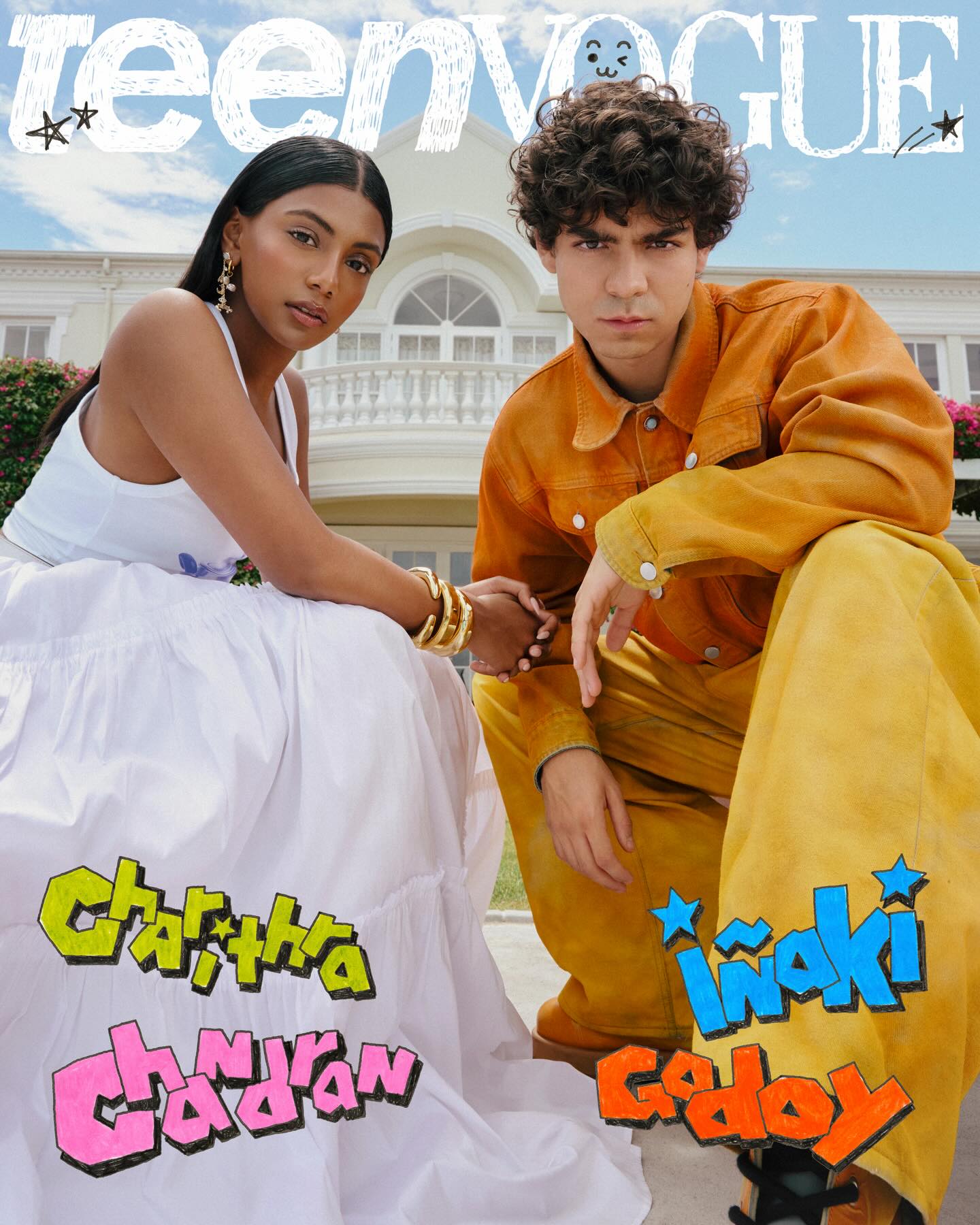 @inakigo wearing @3paradis for the cover of @teenvogue