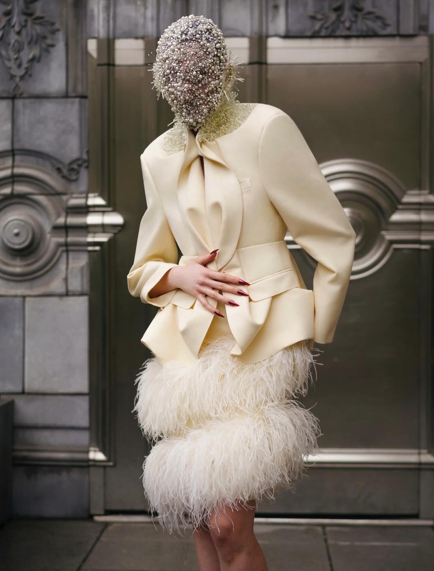 @kevingermanier Couture in @madamearabia featuring @lvmh up cycled clothing

Photography @ryantandya 
Styling @sergipadial