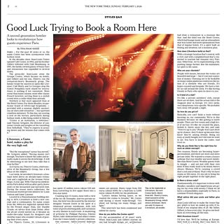 @laventurehotel as featured in the @nytimes for its opening