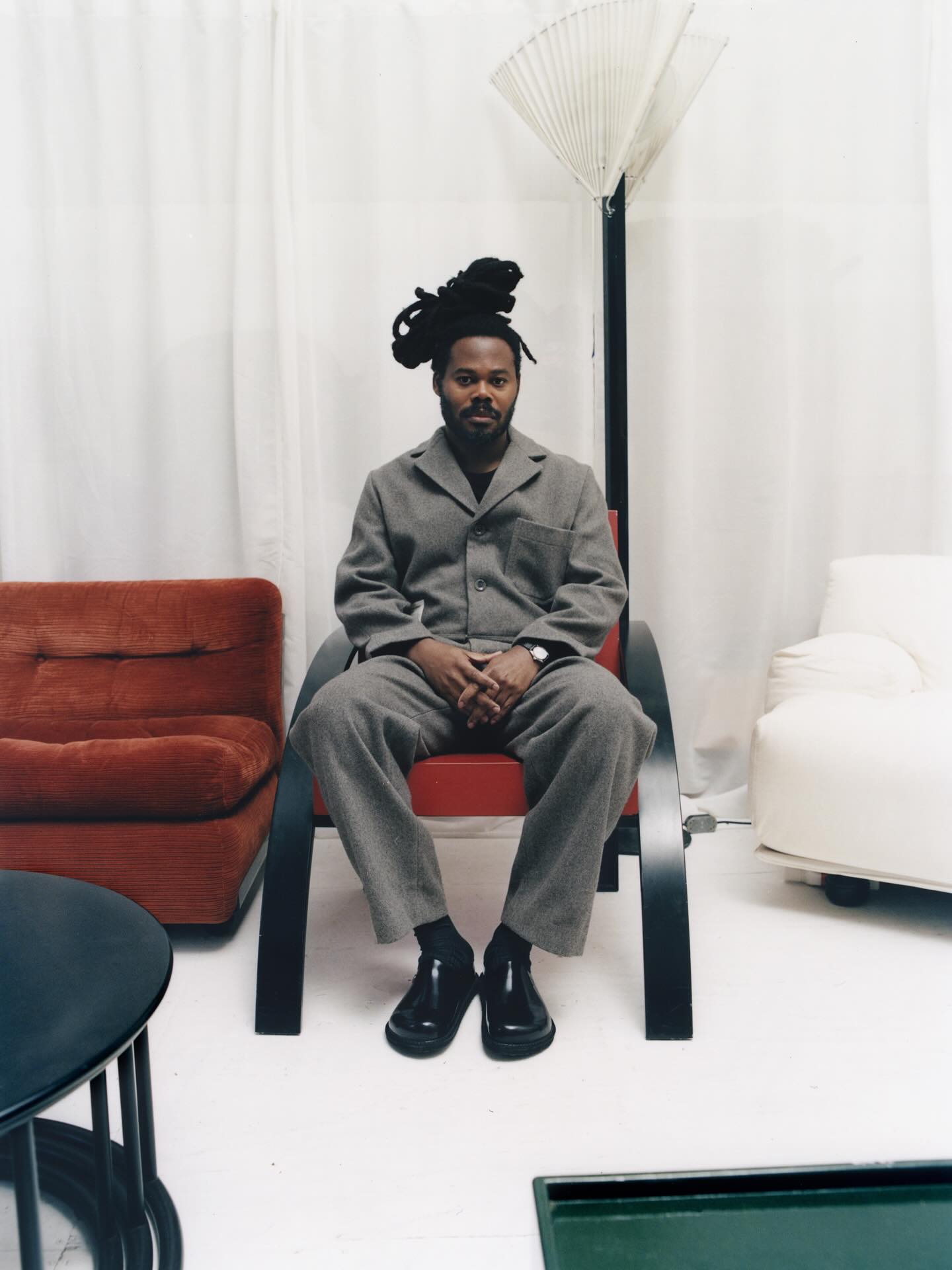 @songforthemute x @birkenstock1774 A collaboration grounded in character and craft, where footwear and clothing act as extensions of identity. Across a shared imagined world, four distinct figures emerge: The Artist, The Rebel, The Gardener, and The Collector. Each is shaped by process, memory, and material, with garments worn, lived in, and carried forward.