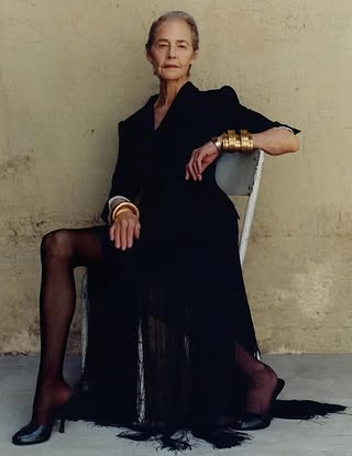 Charlotte Rampling wearing @judethebrand DATE mules for @icon.magazin

Styling @paulmaximilian 
Photography @matthiasleidinger