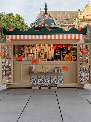 UGG® brings its F26 ‘Born to Feel’ campaign to the heart of Paris Fashion Week, taking over a classic Parisian kiosk at Place Igor Stravinsky in Le Marais.

Reimagined through the UGG® lens, the iconic kiosk became a playful destination for the two-day takeover, blending seasonal product, unexpected details and interactive moments, including a play-to-win experience with UGG® prizes and giveaways.

Just steps from the newly refreshed UGG® Le Marais store at 26 Rue Vieille du Temple, the activation brought ‘Born to Feel’ to the streets of Paris, inviting the city to experience UGG® in a distinctly unexpected way.

#UGG #BornToFeel #UGGParis #ParisFashionWeek